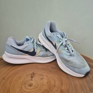 Nike Run Swift 3 Grey / Blue Void Running Shoes | Womens US 8.5